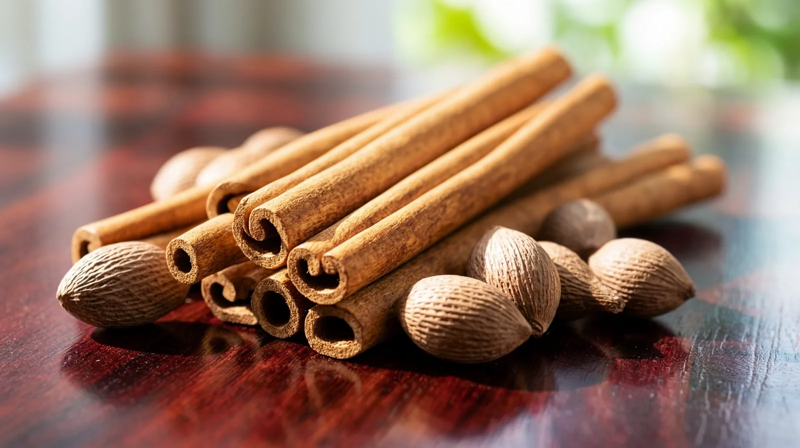 Natural botanical elements representing Alami Pria quality